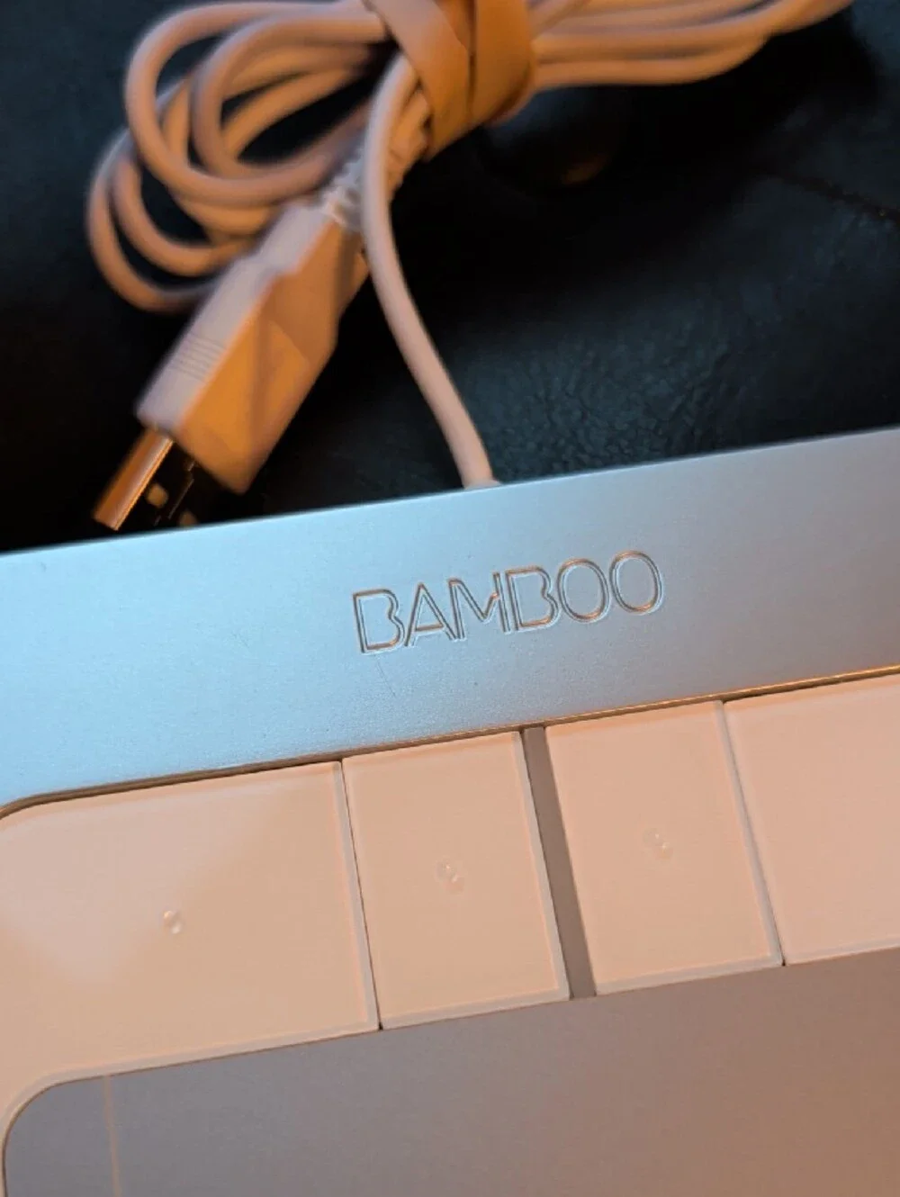 Bamboo Silver Graphic Tablet - Compact USB Drawing Pad